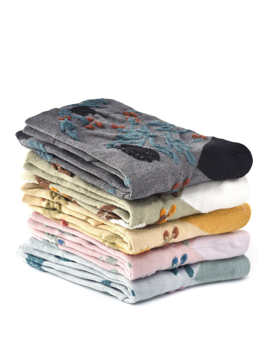 Rufia – Capsule Floral Pattern Crew Socks
