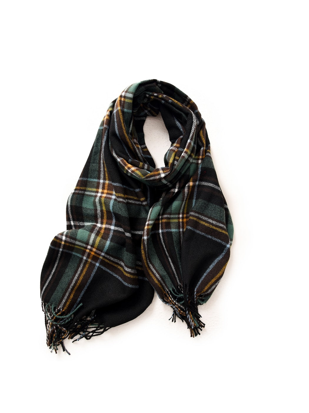 Scarvii - Classic Tartan Plaid Fringed Winter Scarf