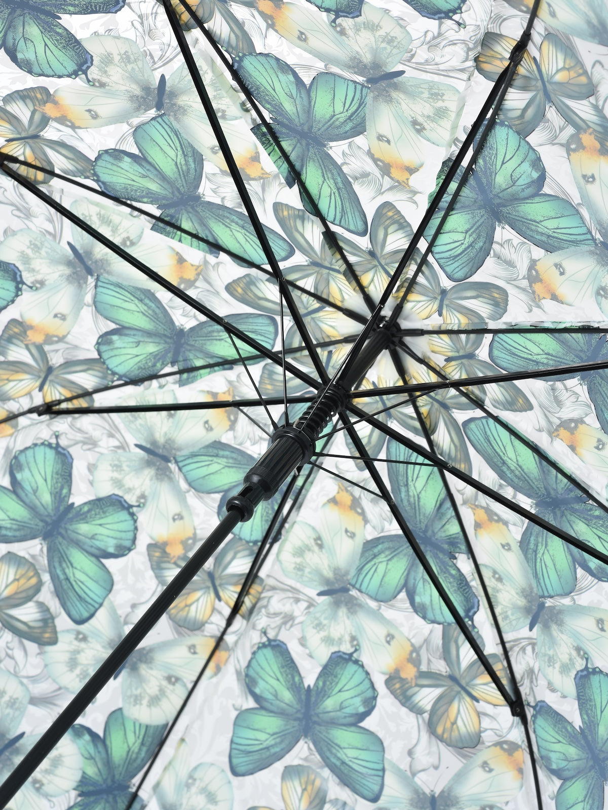 Rano - Clear Butterfly Walking Stick Umbrella