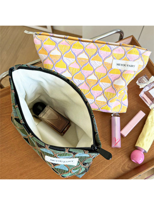 Cosbai Retro Pattern Makeup Pouch product image
