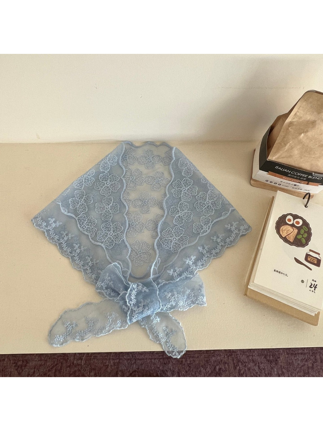 Scarvii Sheer Floral Bandana Scarf product image
