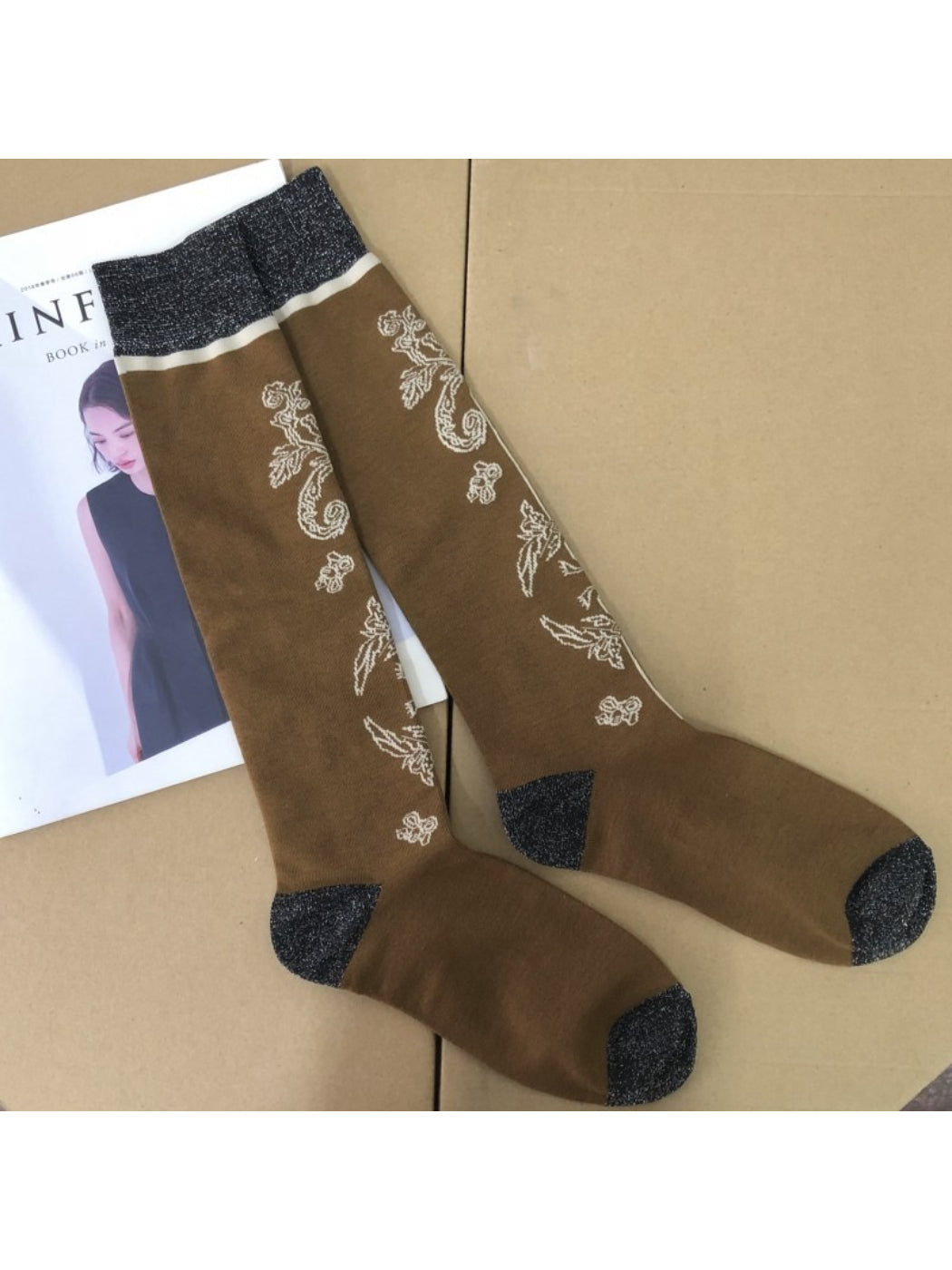 Rufia - Vintage Pattern Knee-High Socks product image 3