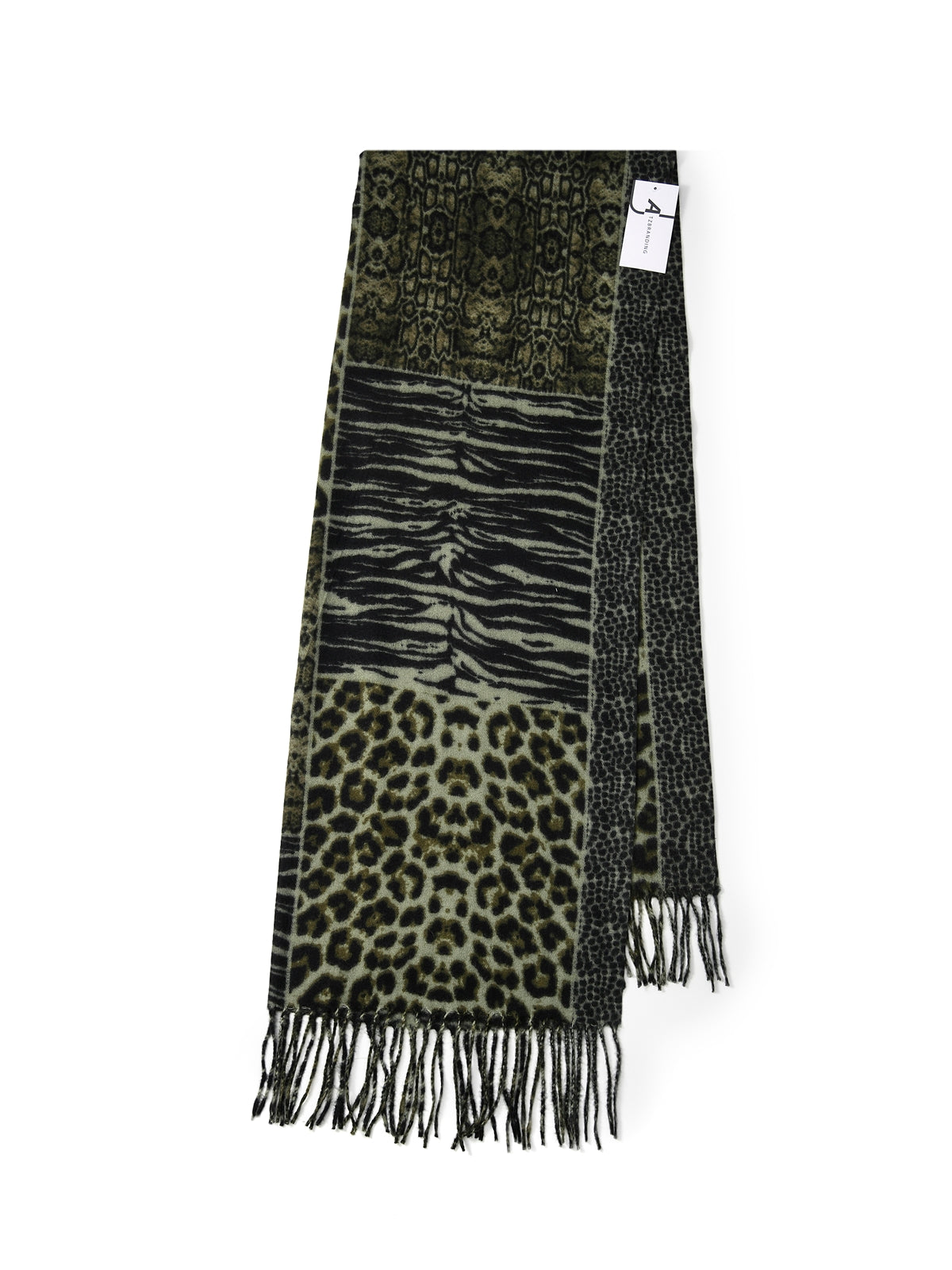 Scarvii – Wild Mosaic Animal Print Scarf