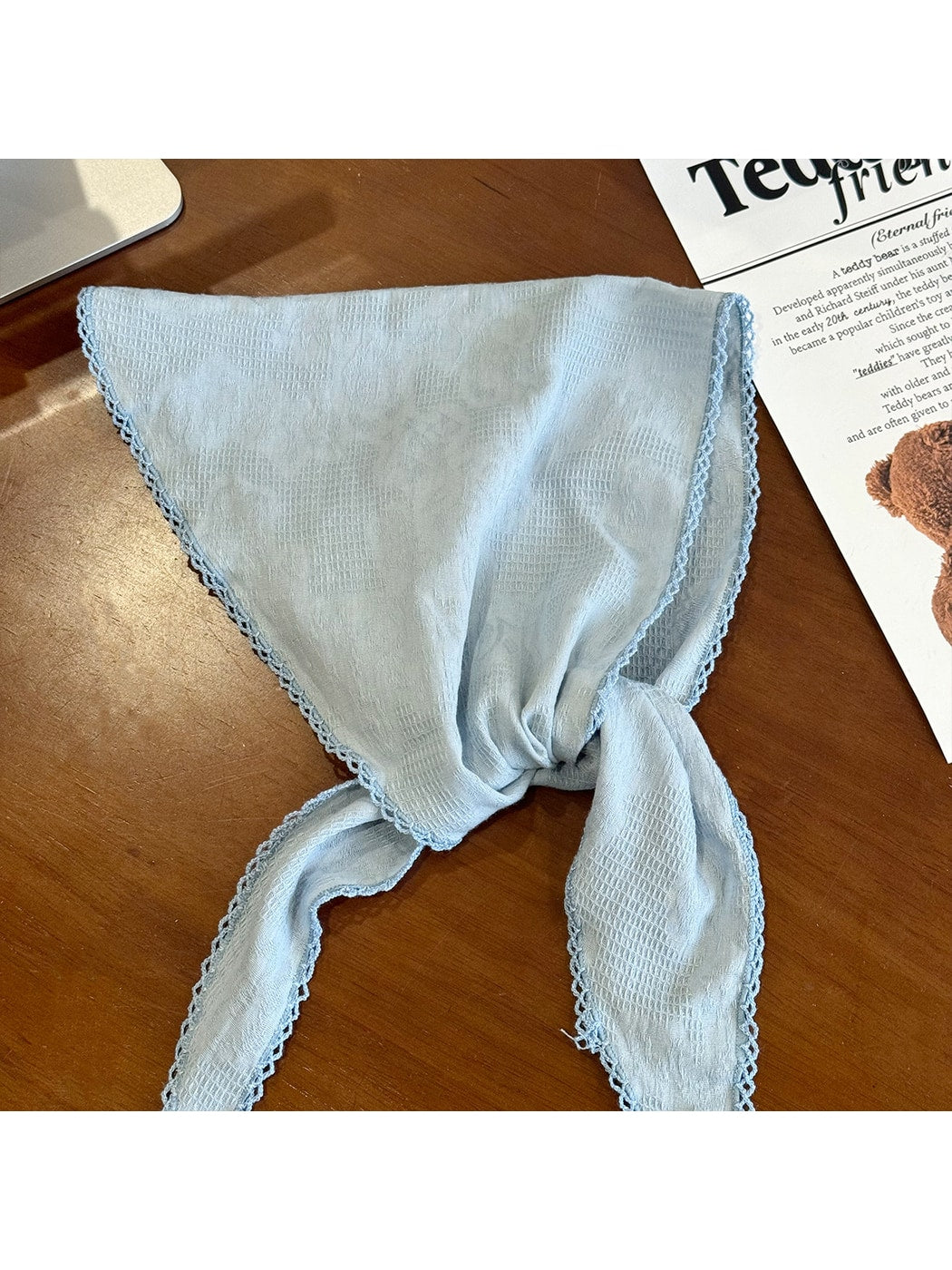 Scarvii - Nordic Solid Textured Triangle Bandana