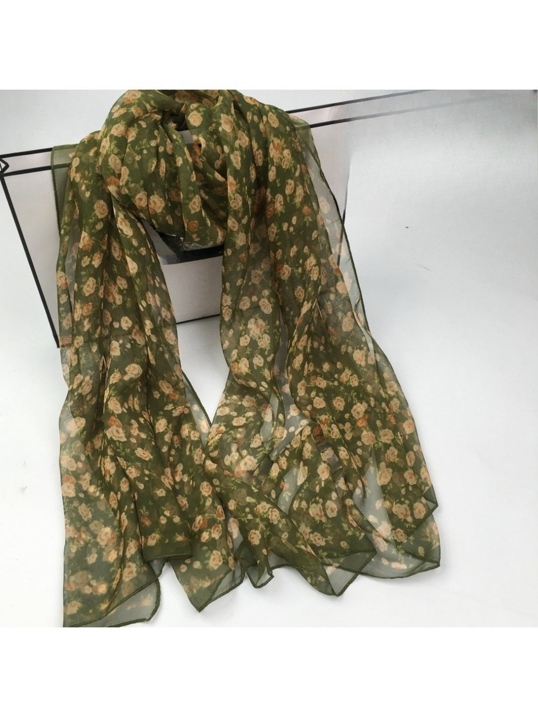 Scarvii - Women's Floral Patterned Scarf - Versatile & Stylish