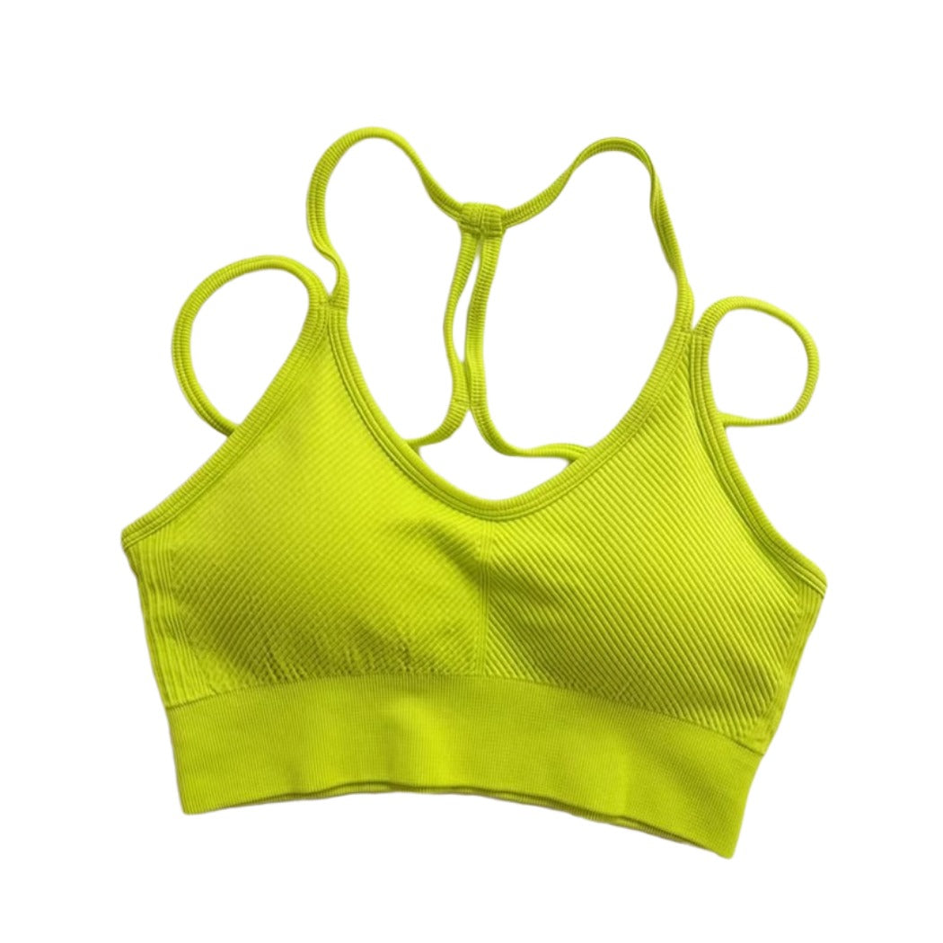 Stepo - Slim Strap Sports Bra Yoga Camisole