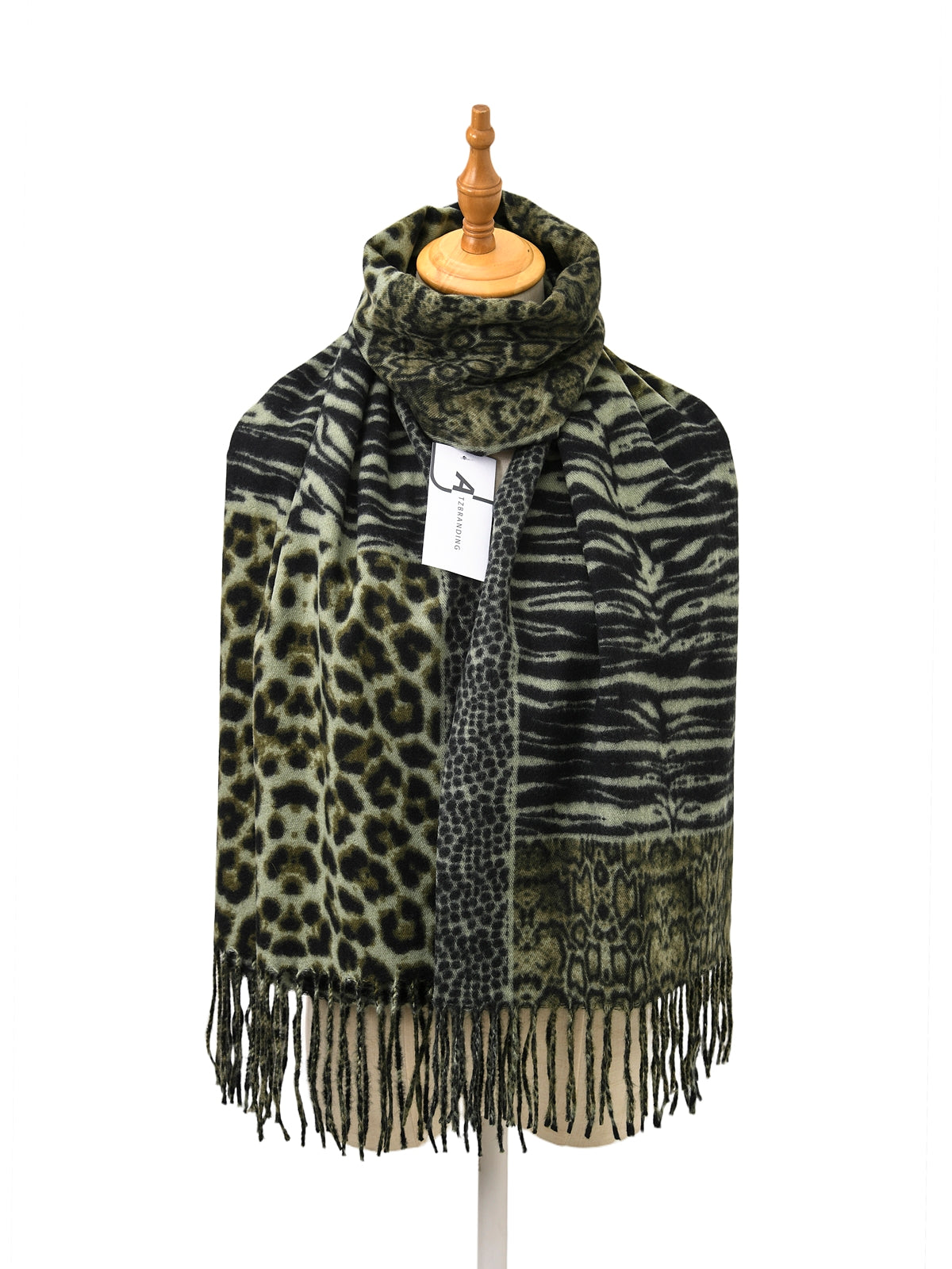 Scarvii – Wild Mosaic Animal Print Scarf