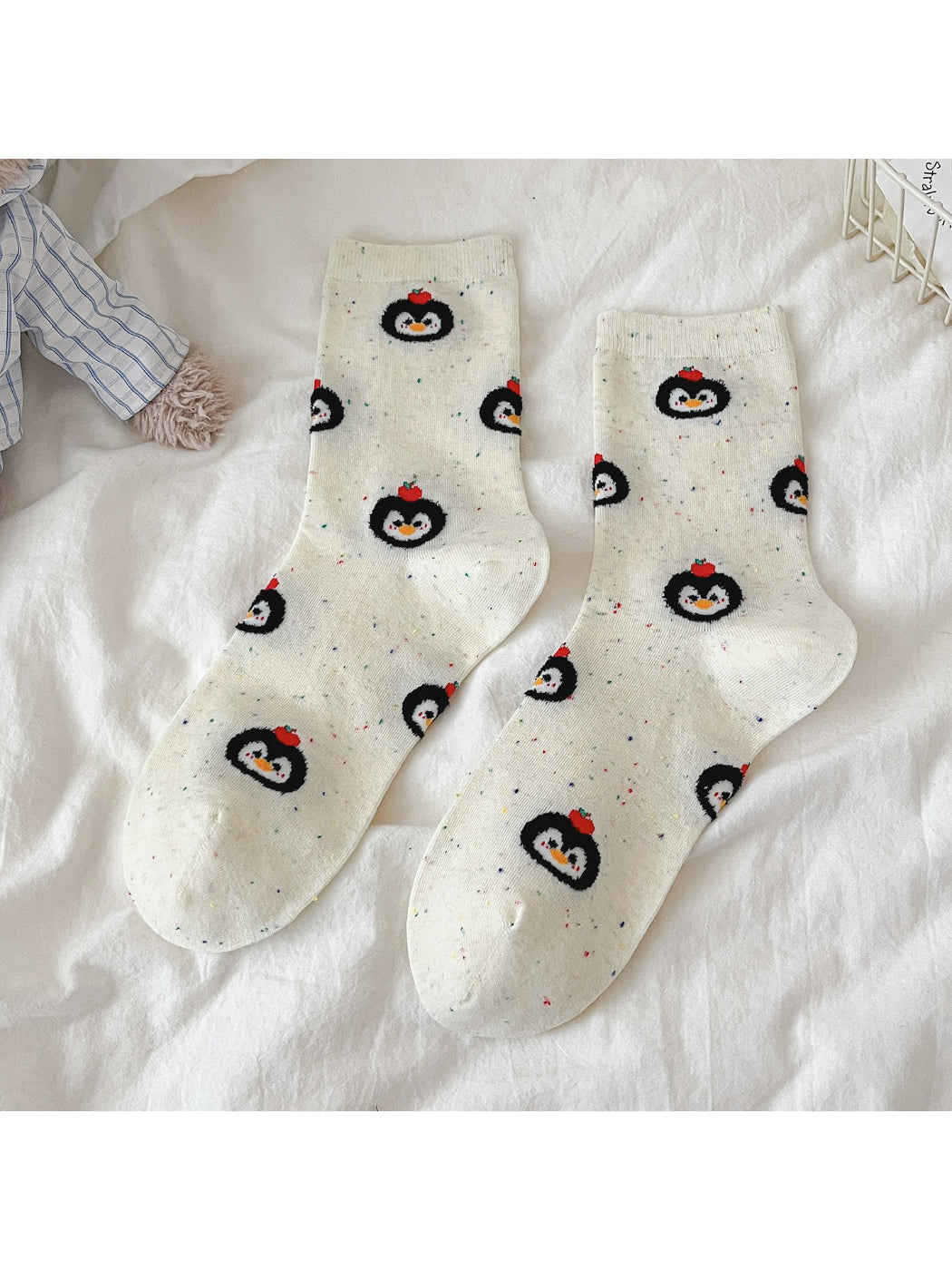 Rufia - Playful Penguin Design Soft Crew Socks product image 8