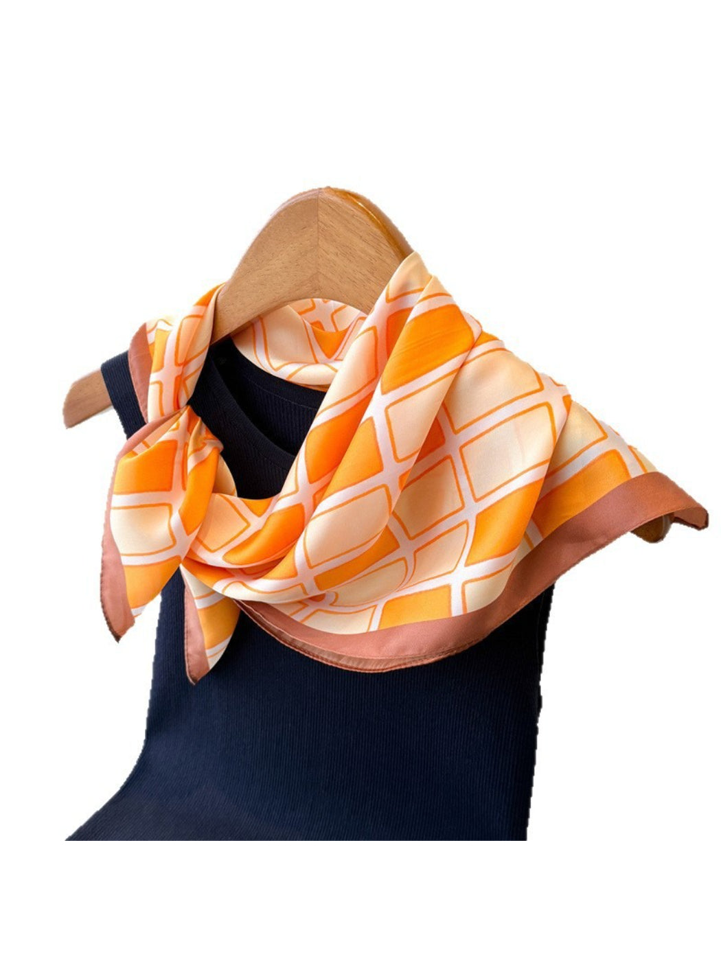 Scarvii - Geometric Block Square Scarf