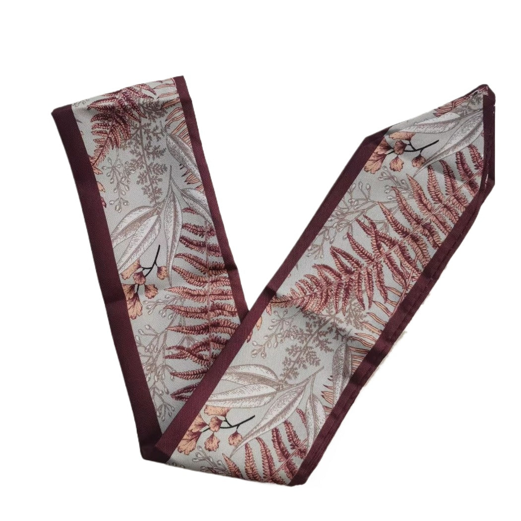 Scarvii - Plant-Print Neck Scarf - Classic & Soft