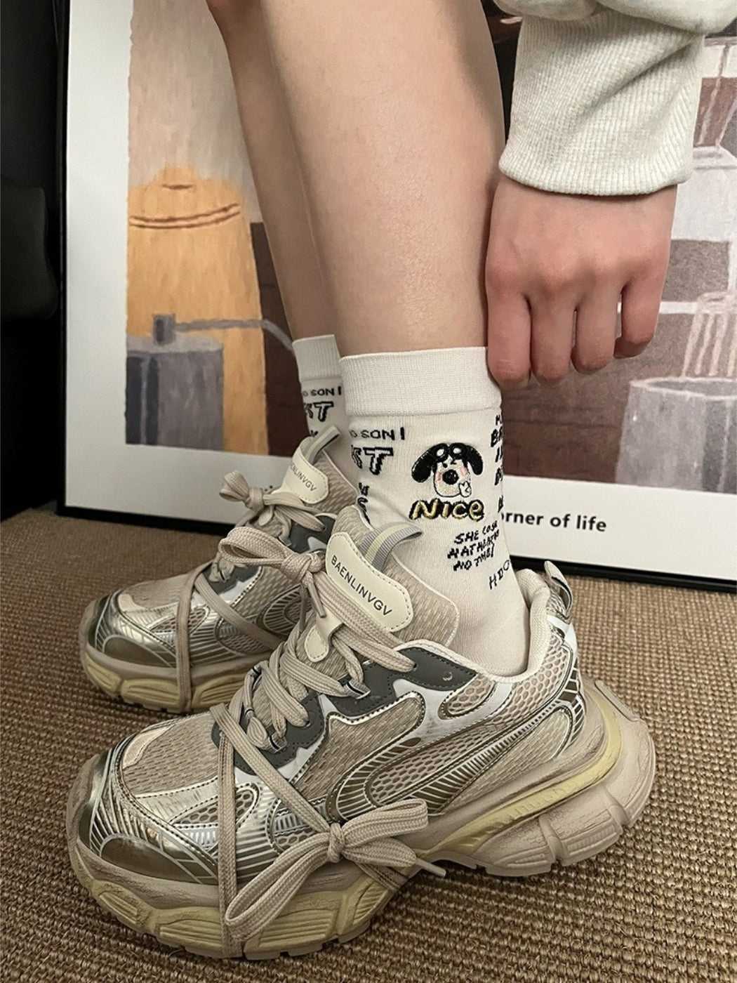 Rufia - Puppy Character Crew Socks product image 7