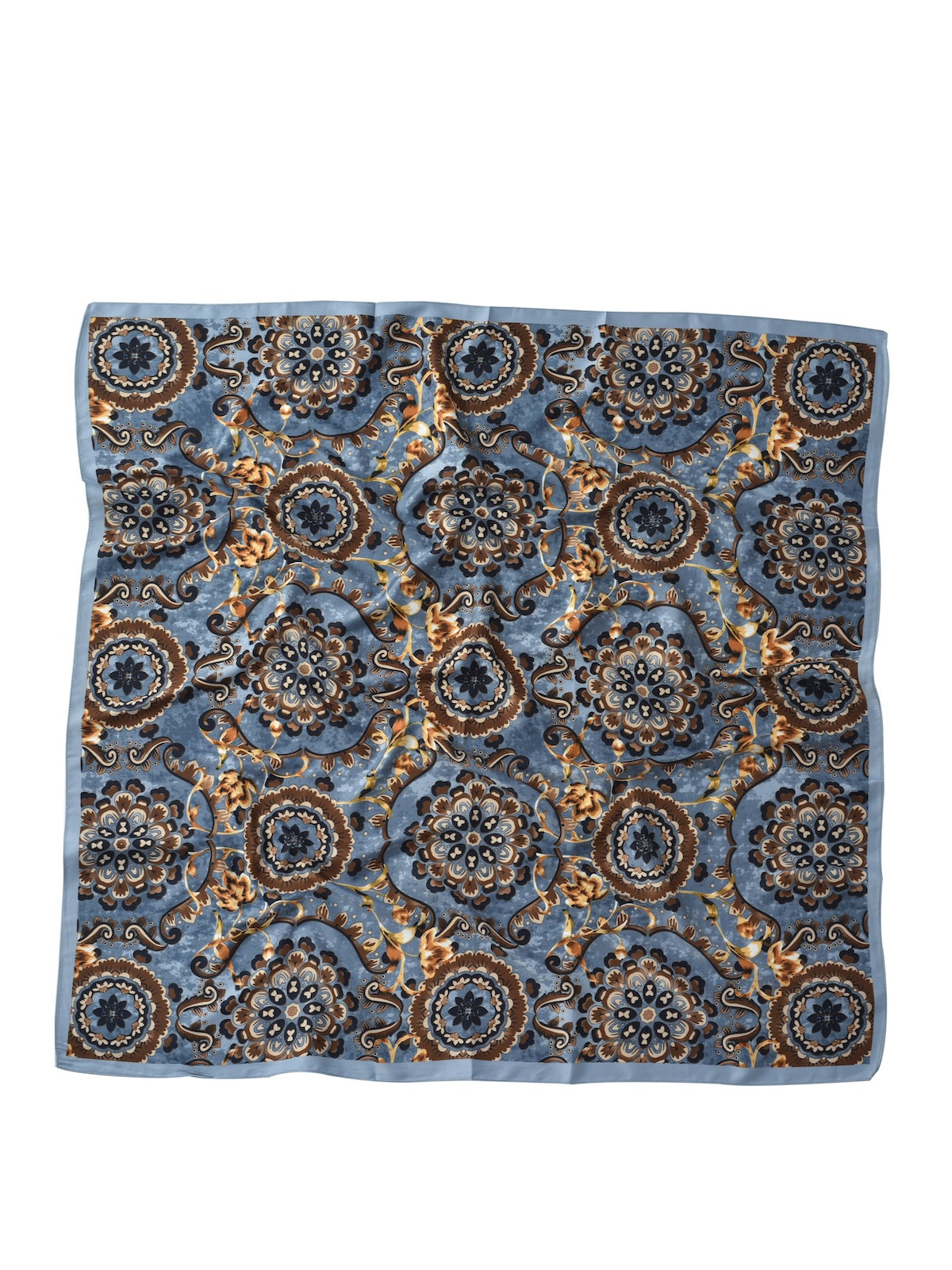 Scarvii - Floral Print Square Scarf