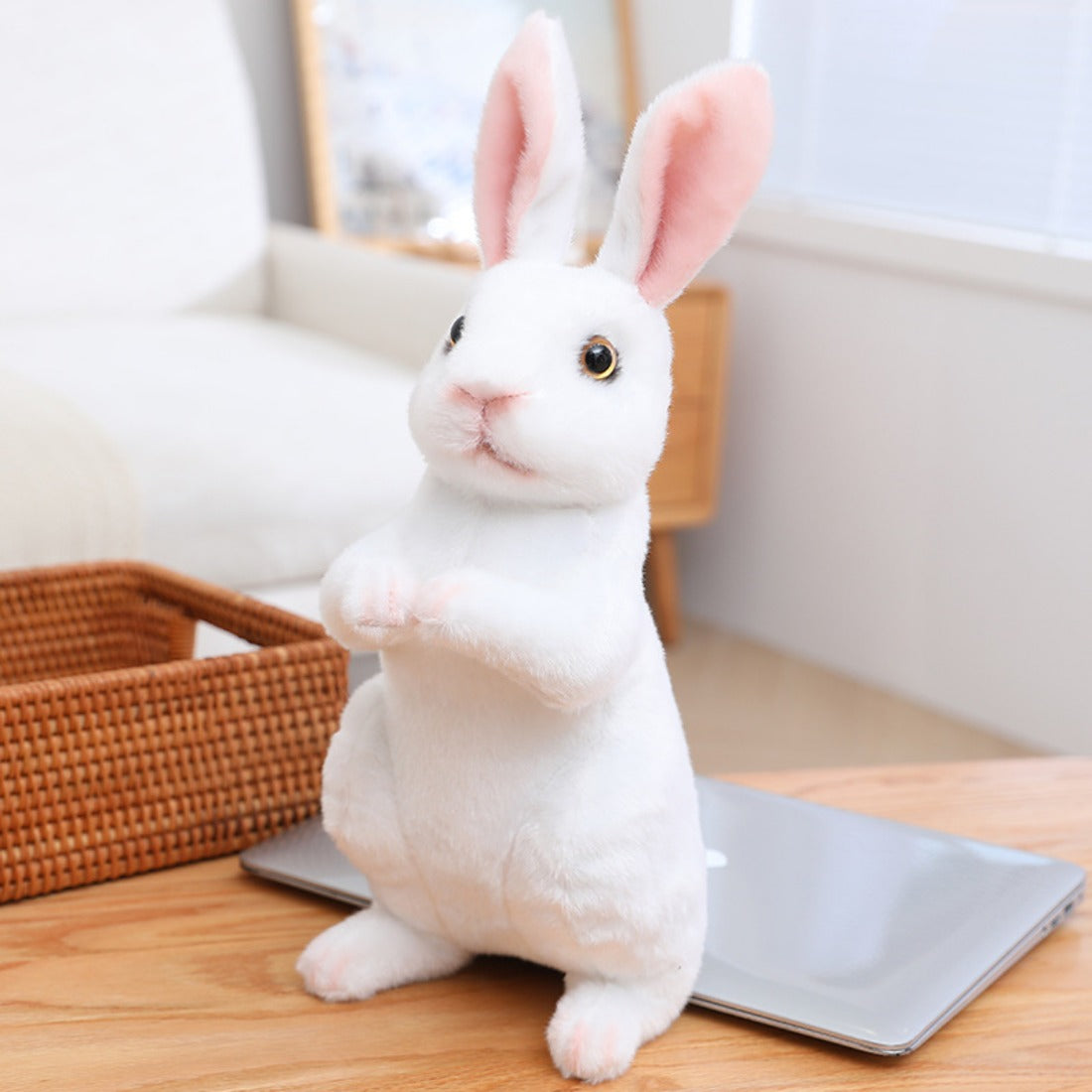 Kawai - Realistic Rabbit Plush Toy