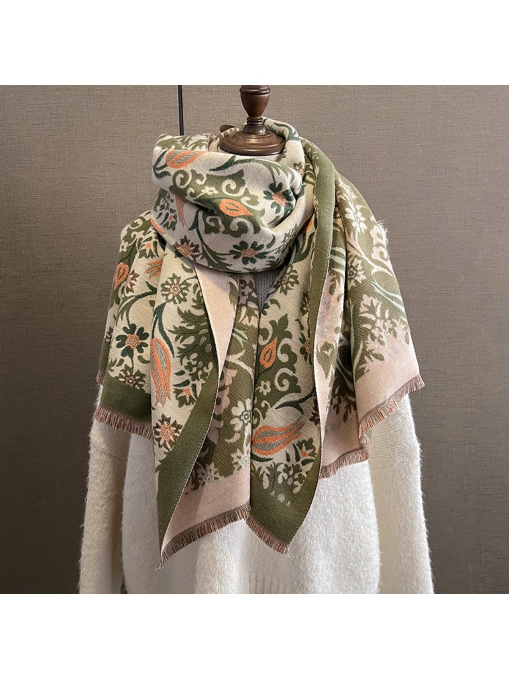 Scarvii - Winter Paisley Scarf for Women