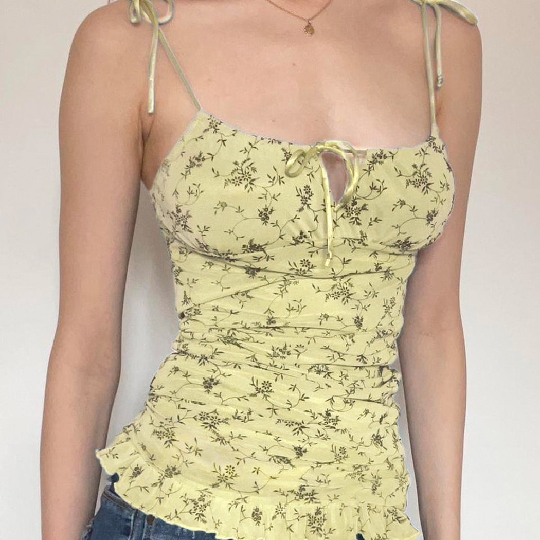 Vesty - Floral Mesh Cami small - French Charm