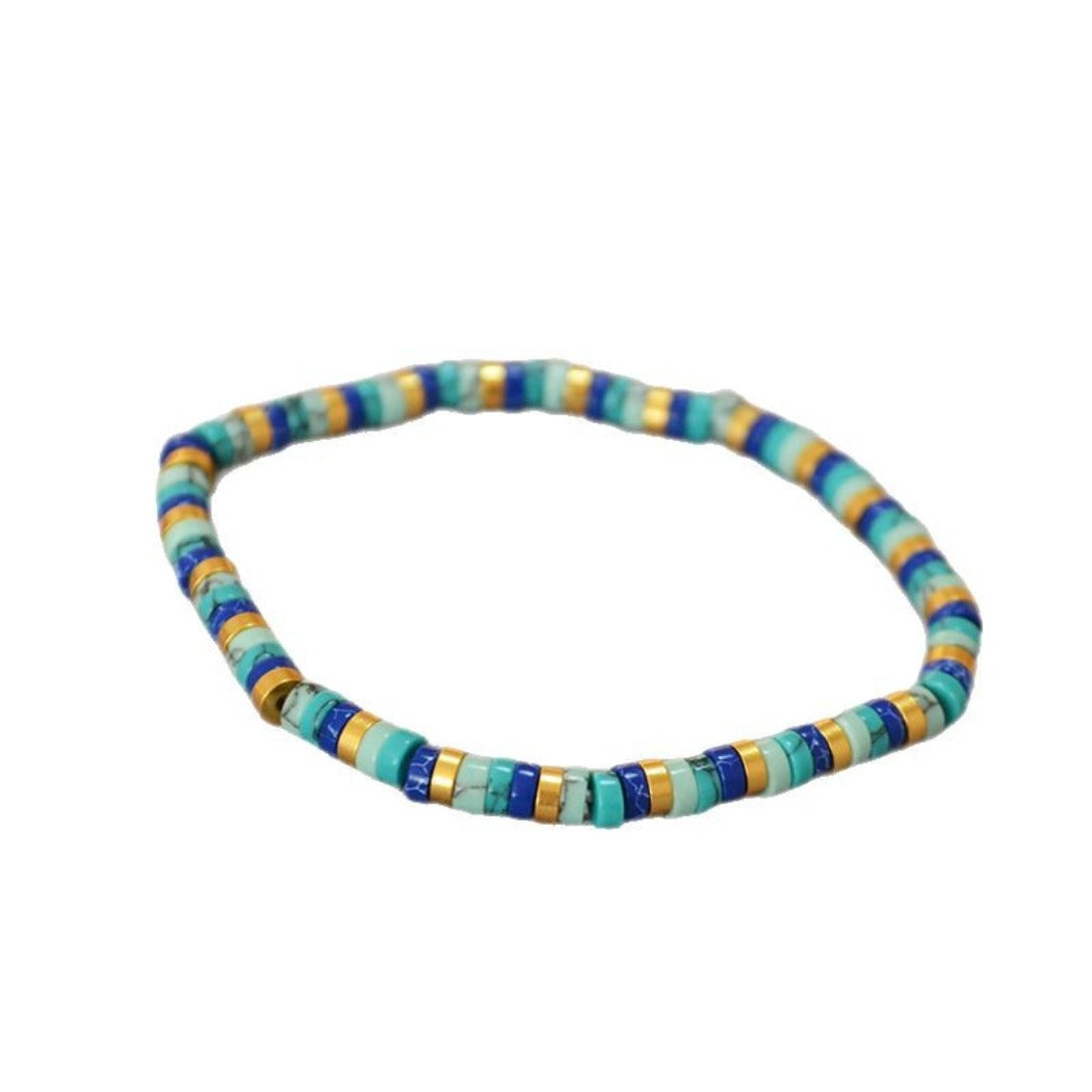 Bauai - Bohemian Turquoise Beaded Bracelet - Simple and Stylish
