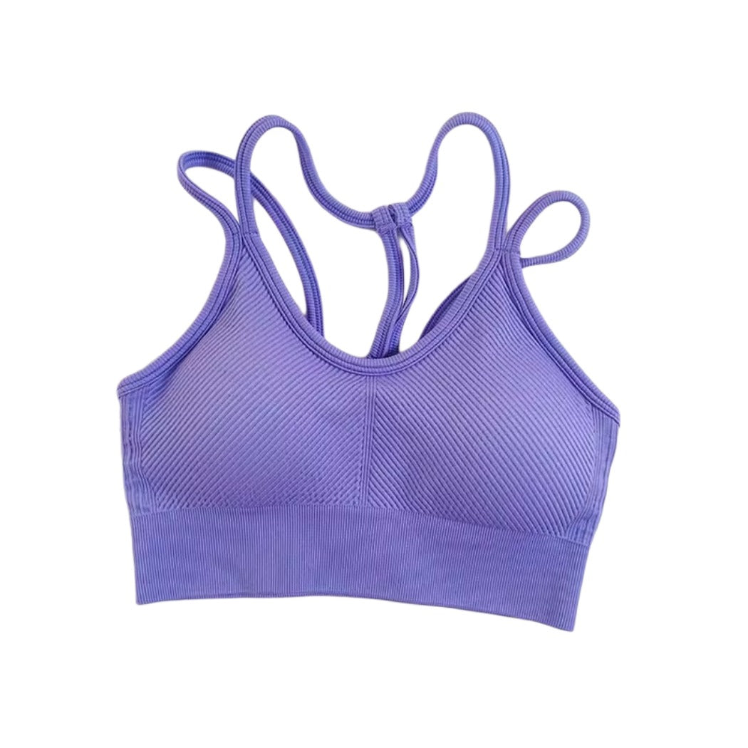 Stepo - Slim Strap Sports Bra Yoga Camisole