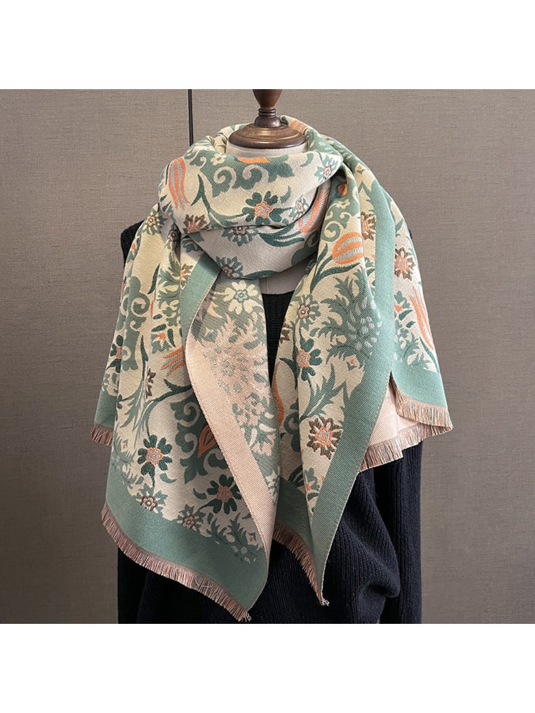 Scarvii - Winter Paisley Scarf for Women