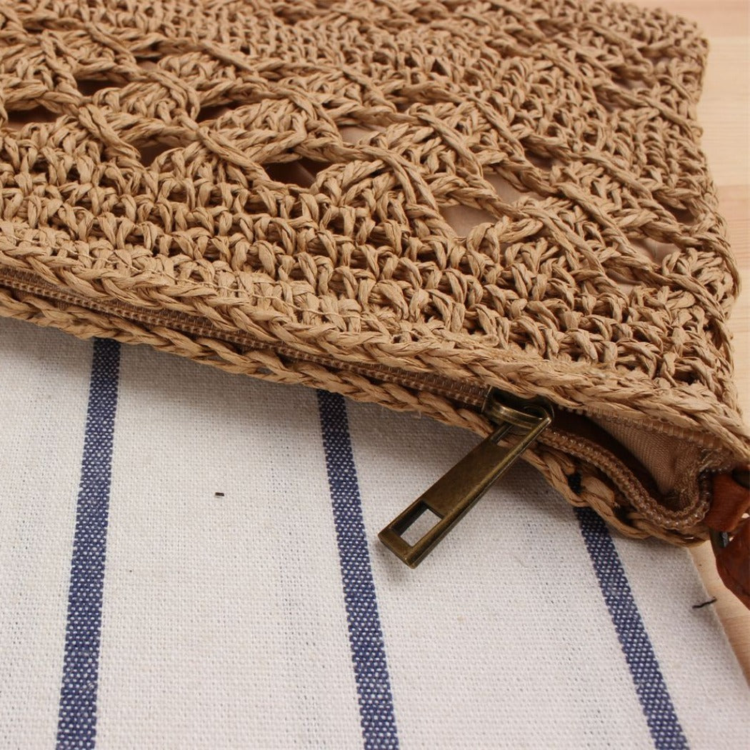 Cosbai - Roomy Crochet Crossbody Bag - Classic & Chic