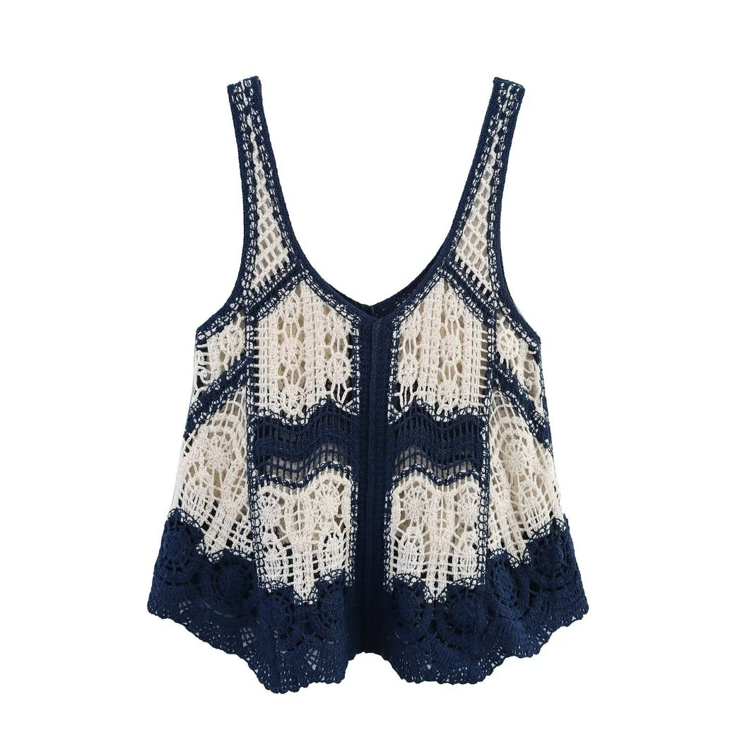 Vesty - Crochet Hawaiian Tank small - Beach Chic