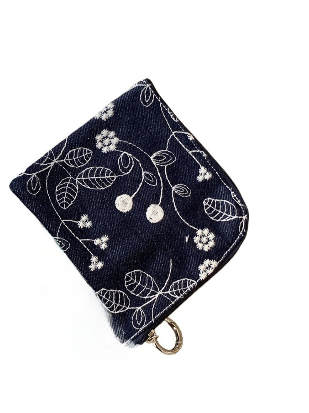 Cosbai - Small Coin Purse with Floral Prints