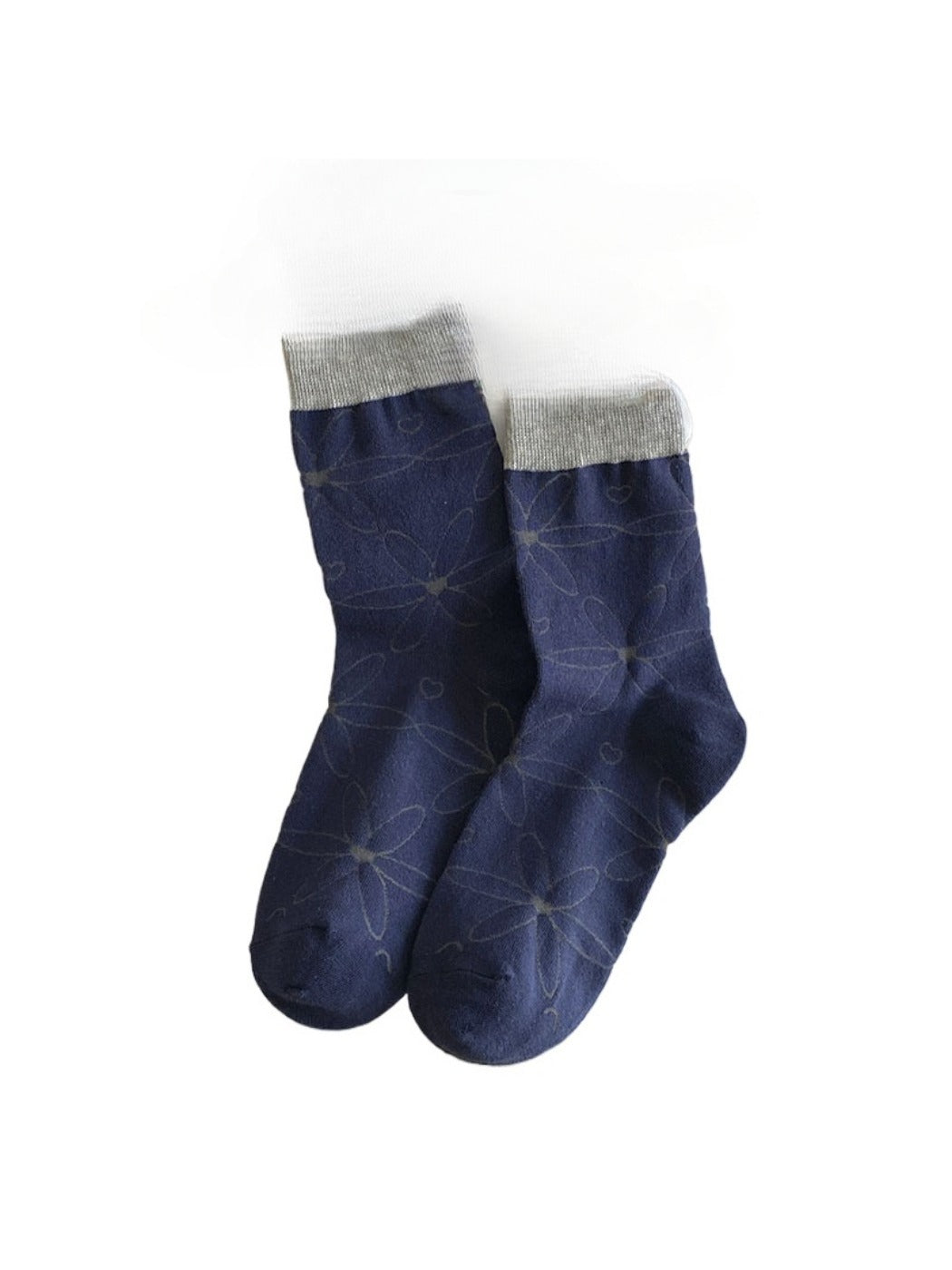 Rufia - Vintage School Style Mid-Calf Capsule Socks