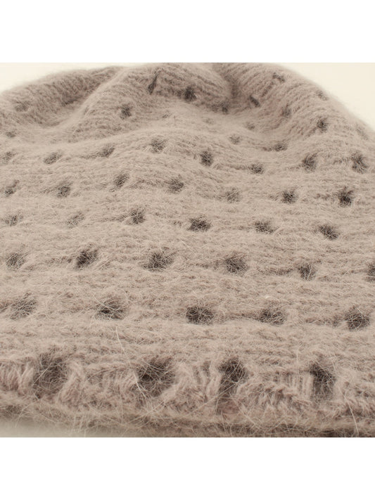 Haila - Solid Color Pull-On Knit Beanie