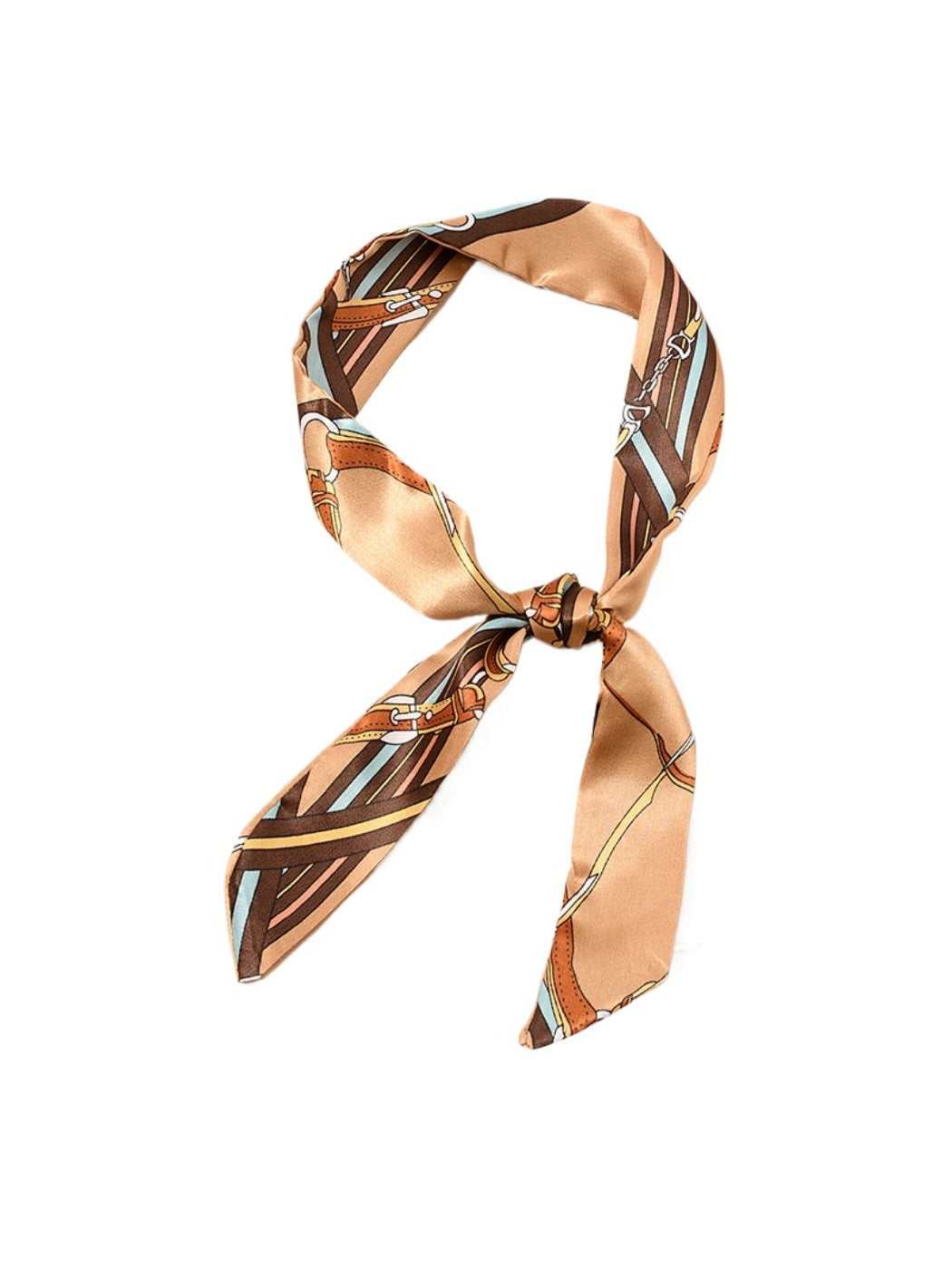 Scarvii - Classic Colorful Print Head Scarf - Elegant & Vibrant