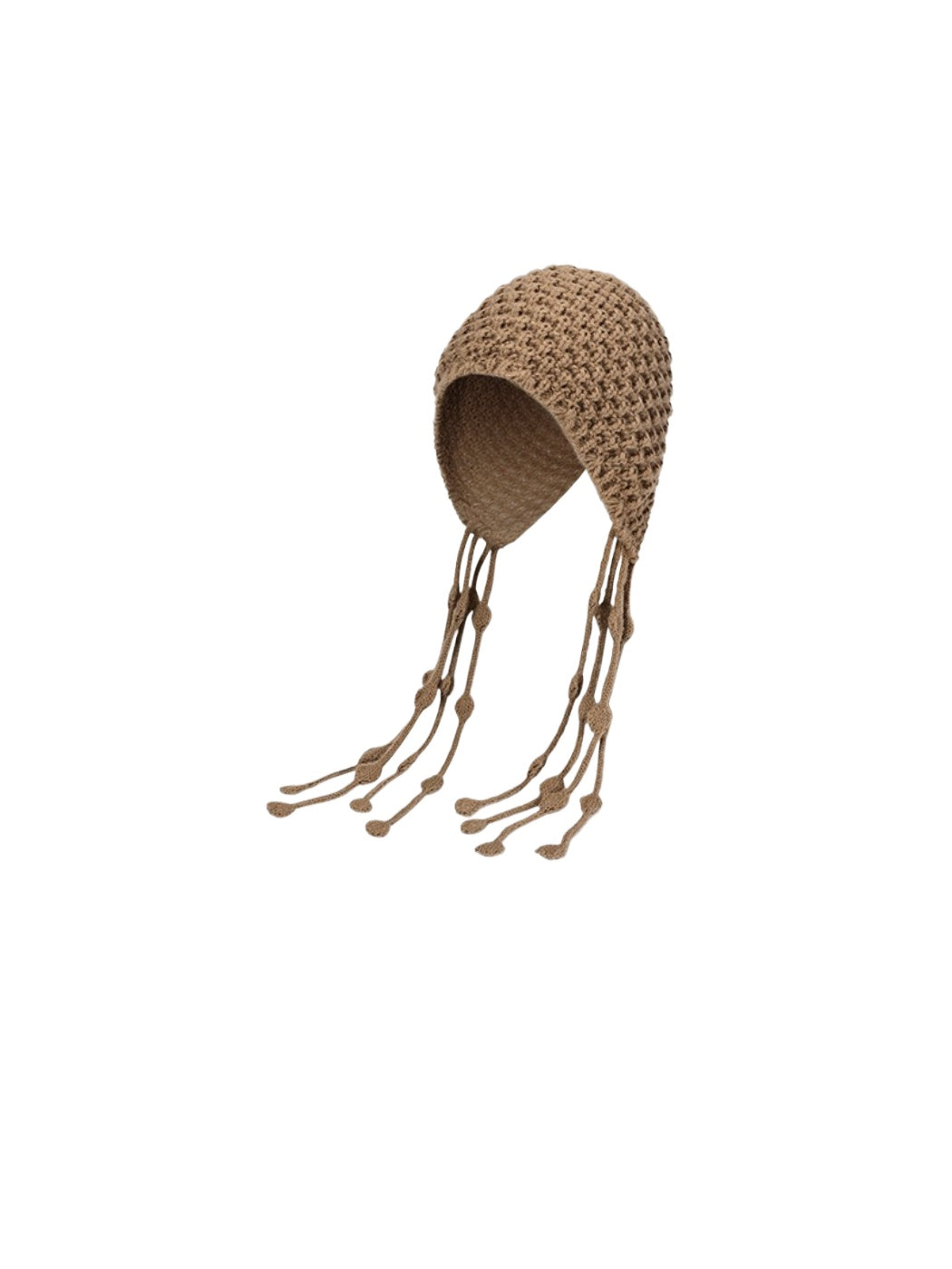Haila – Solid Color Tassel Earflap Beanie
