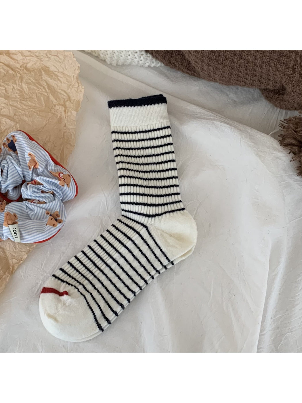 Rufia - Cozy Stripe Crew Socks product image 6