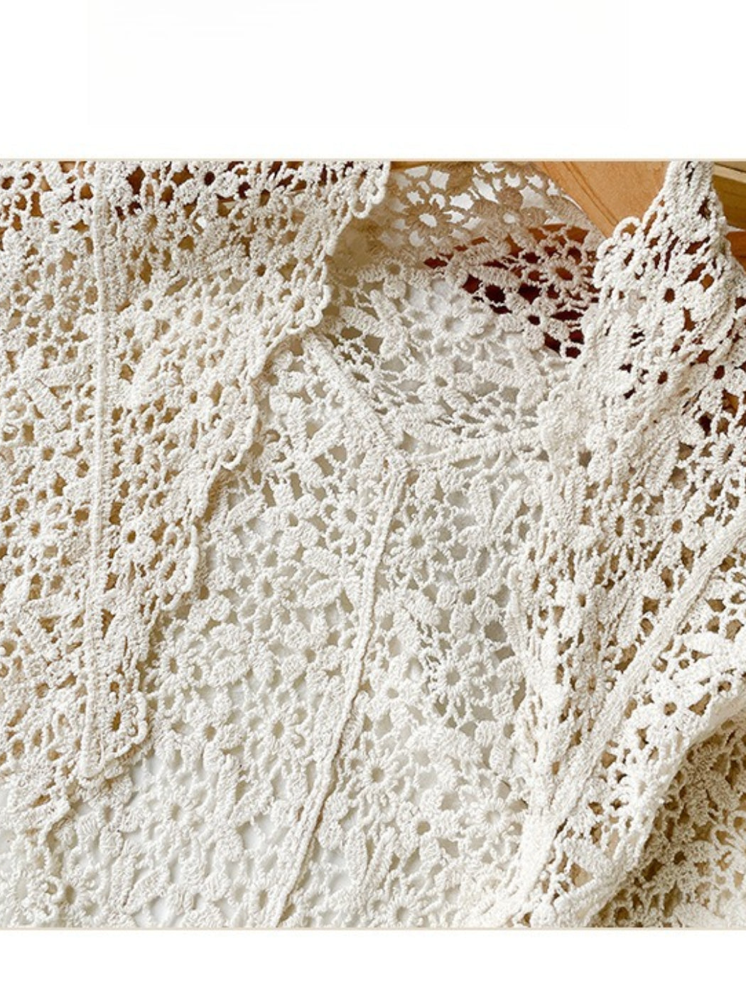 Scarvii - Solid Color Openwork Women's Triangle Scarf