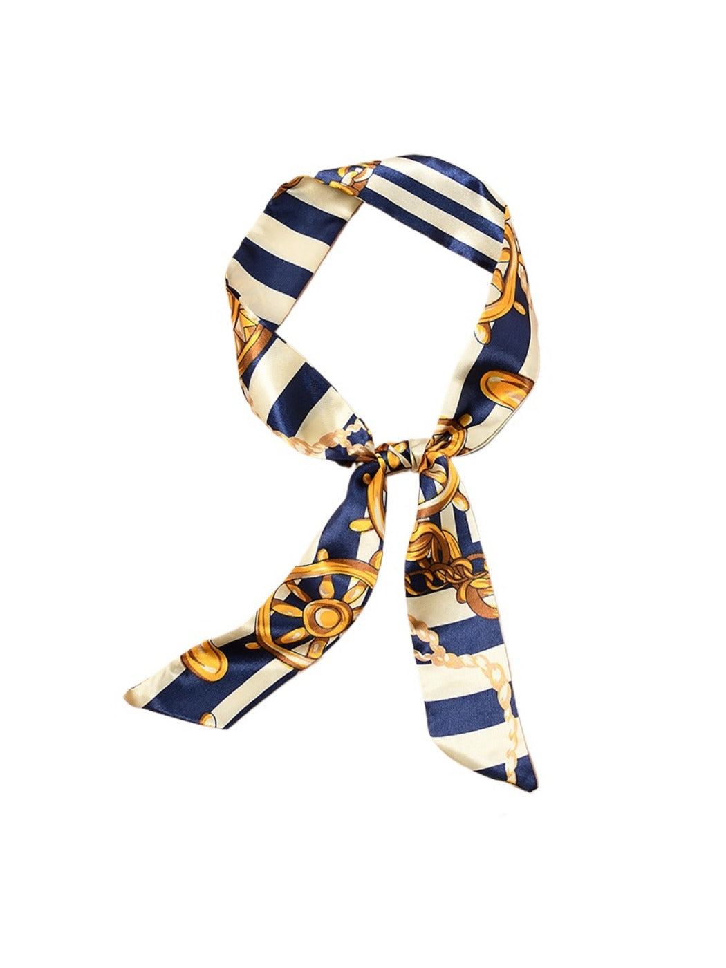 Scarvii - Classic Colorful Print Head Scarf - Elegant & Vibrant