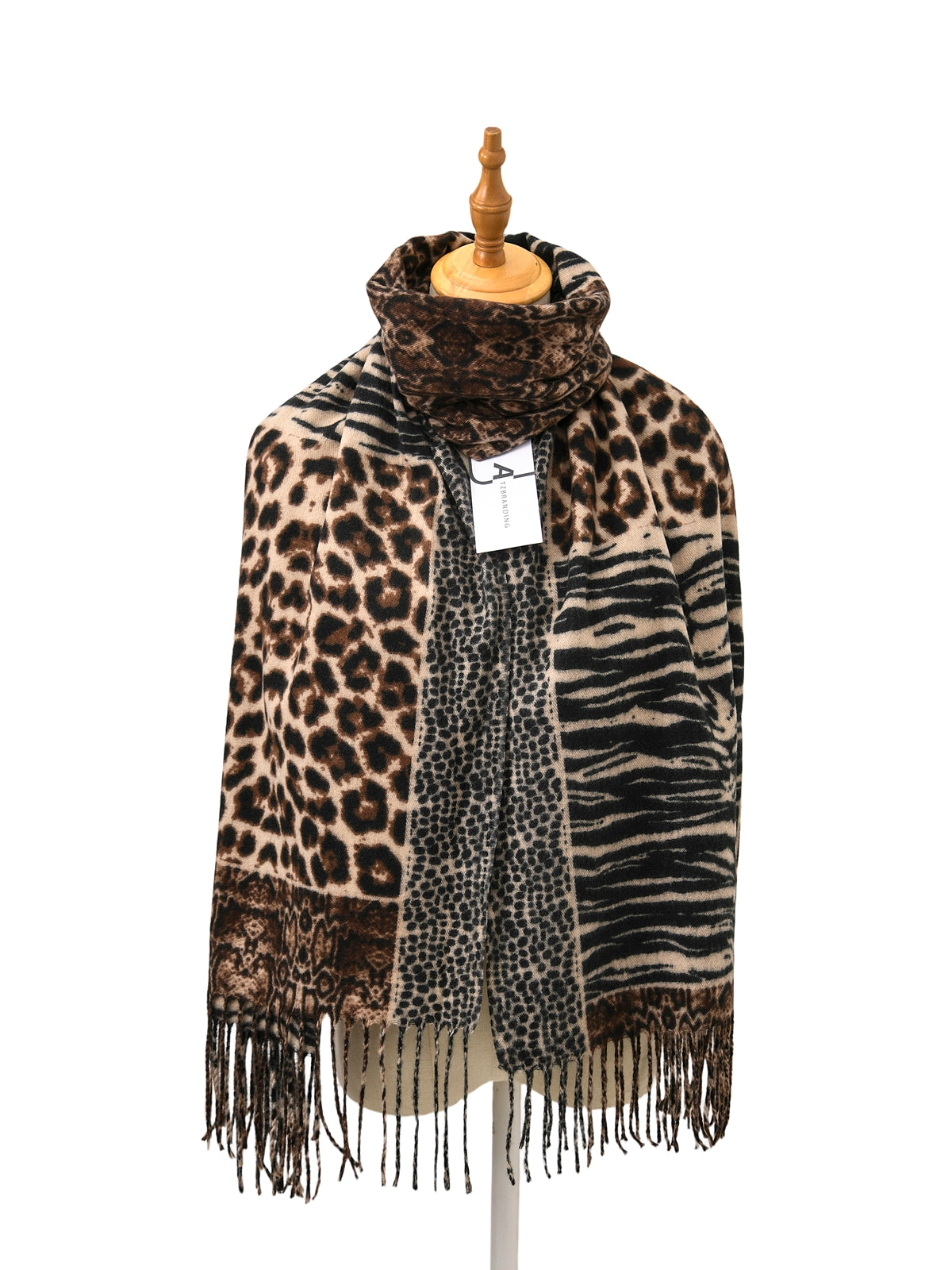 Scarvii – Wild Mosaic Animal Print Scarf