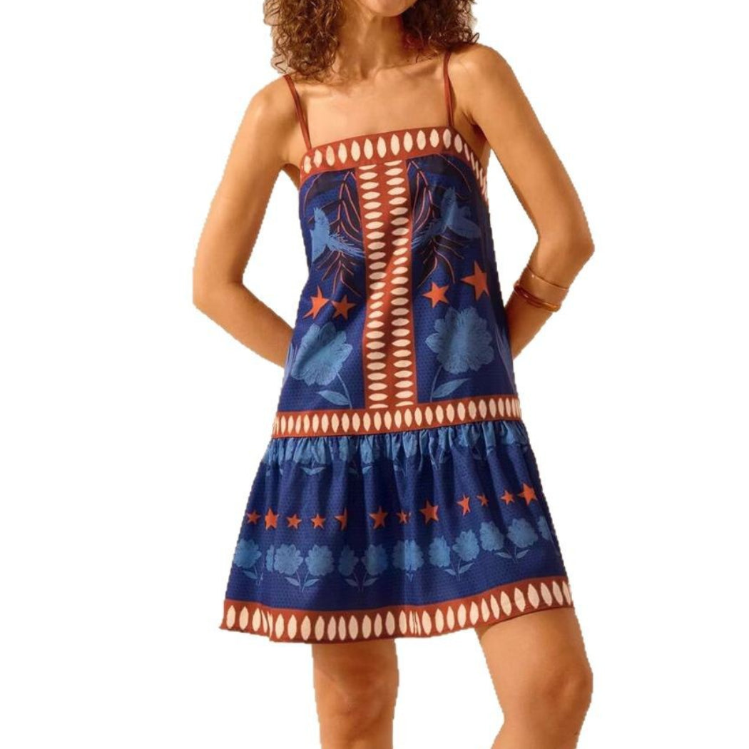 Troposa - Blue Floral Dress - Summer Style & Charm