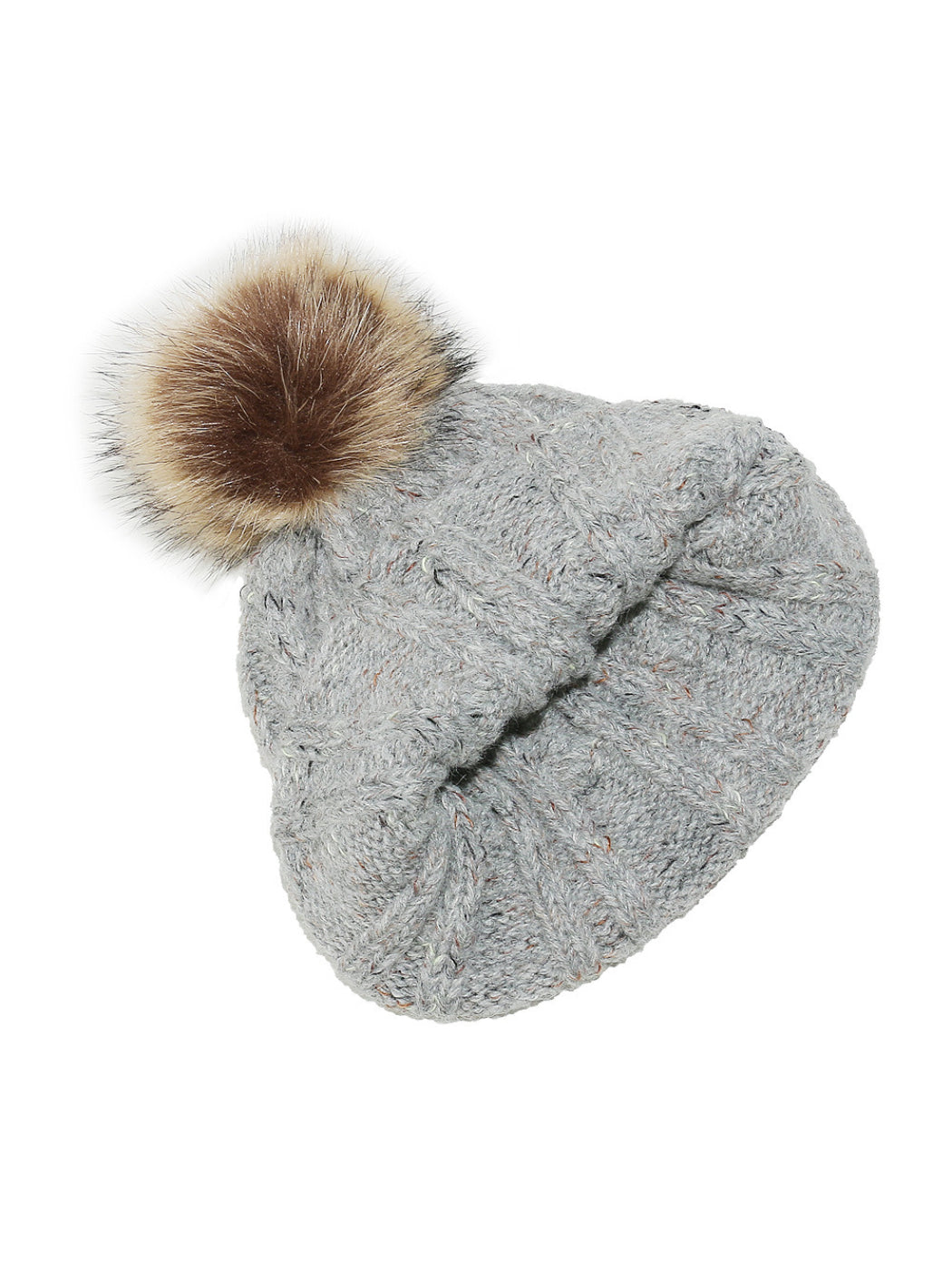 Haila Chunky Knit Pom Pom Beanie