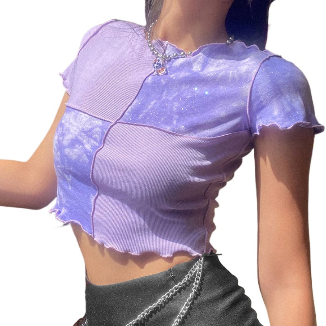 Vesty - Crop Top with Ruffle Detail - Chic & Sexy