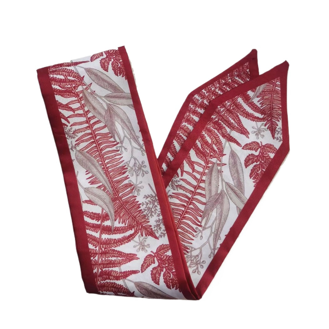 Scarvii - Plant-Print Neck Scarf - Classic & Soft