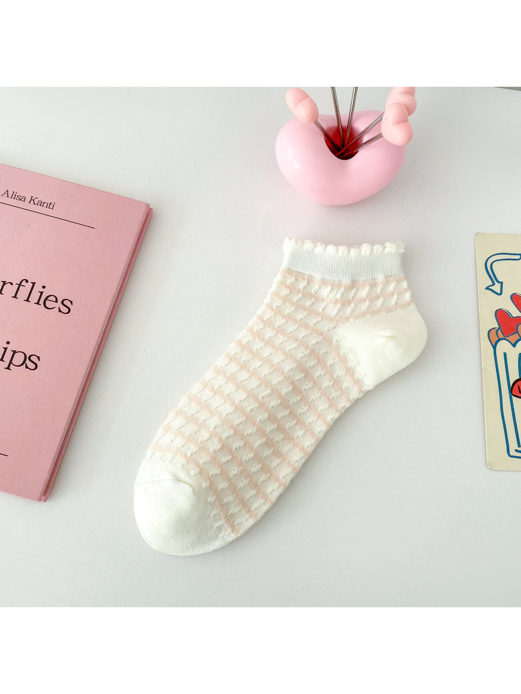 Rufia - Cute Love Motif Ankle Socks product image 8