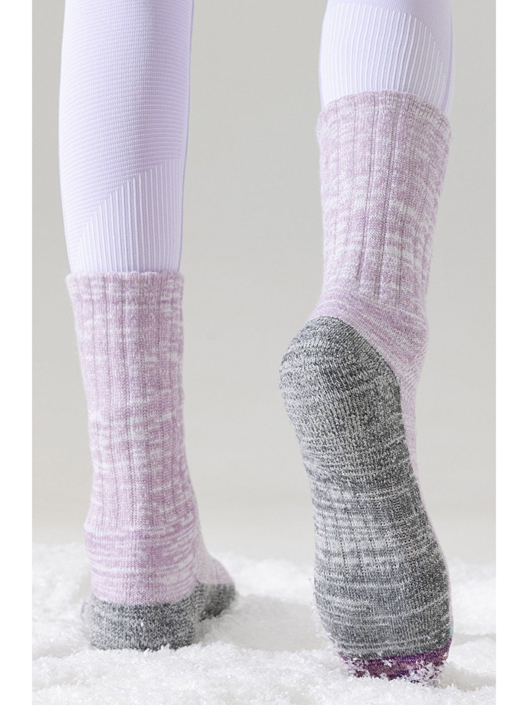 Rufia - Mixed Knit Crew Socks