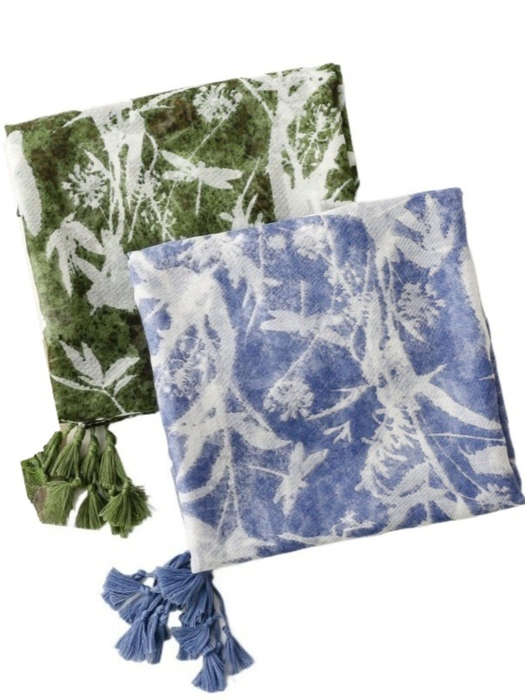 Scarvii - Vintage Floral Print Scarf - Soft & Fresh