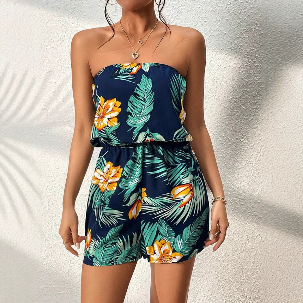 Troposa - Floral Print Sleeveless Jumpsuit – Ready to Wear