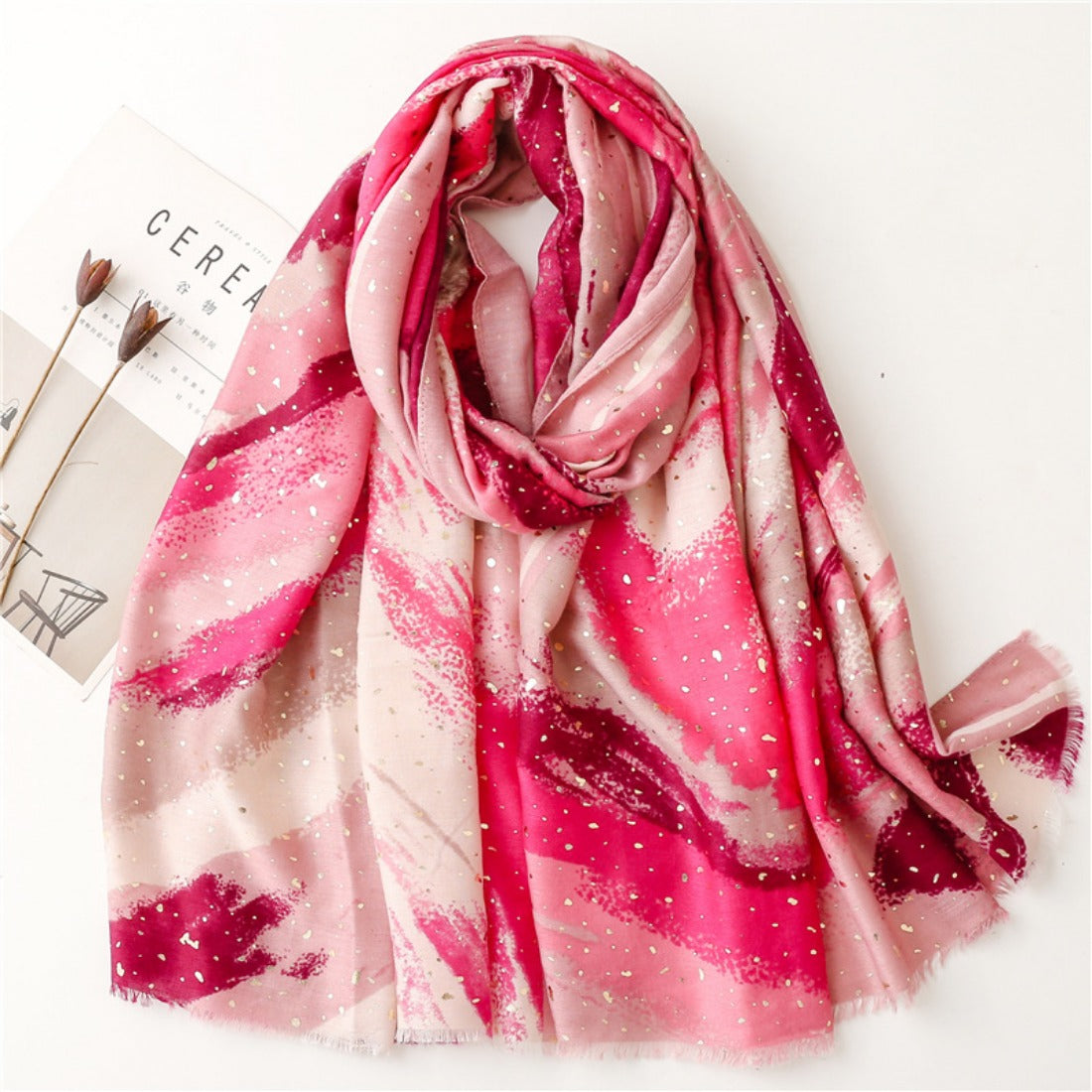 Scarvii - Painted Ink Art Scarf