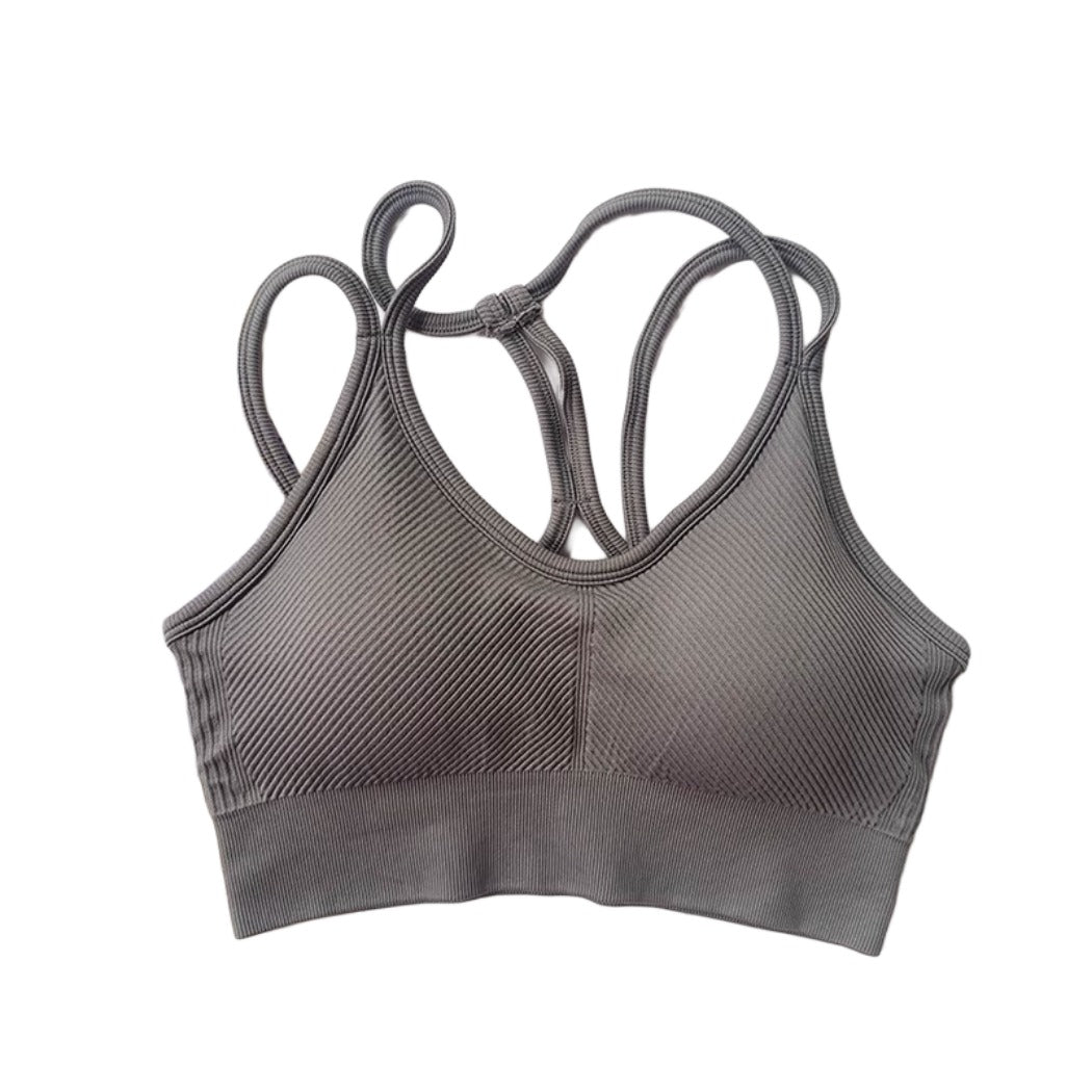 Stepo - Slim Strap Sports Bra Yoga Camisole