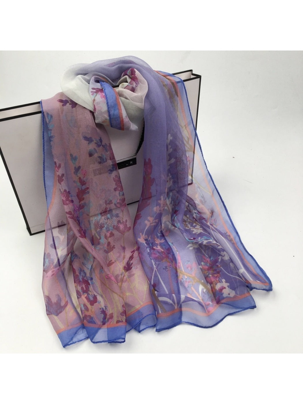 Scarvii - Lily of the Valley Printed Scarf - Versatile & Stylish