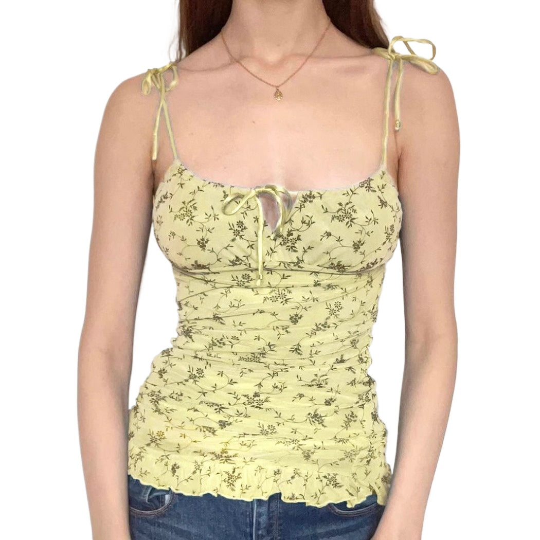 Vesty - Floral Mesh Cami small - French Charm