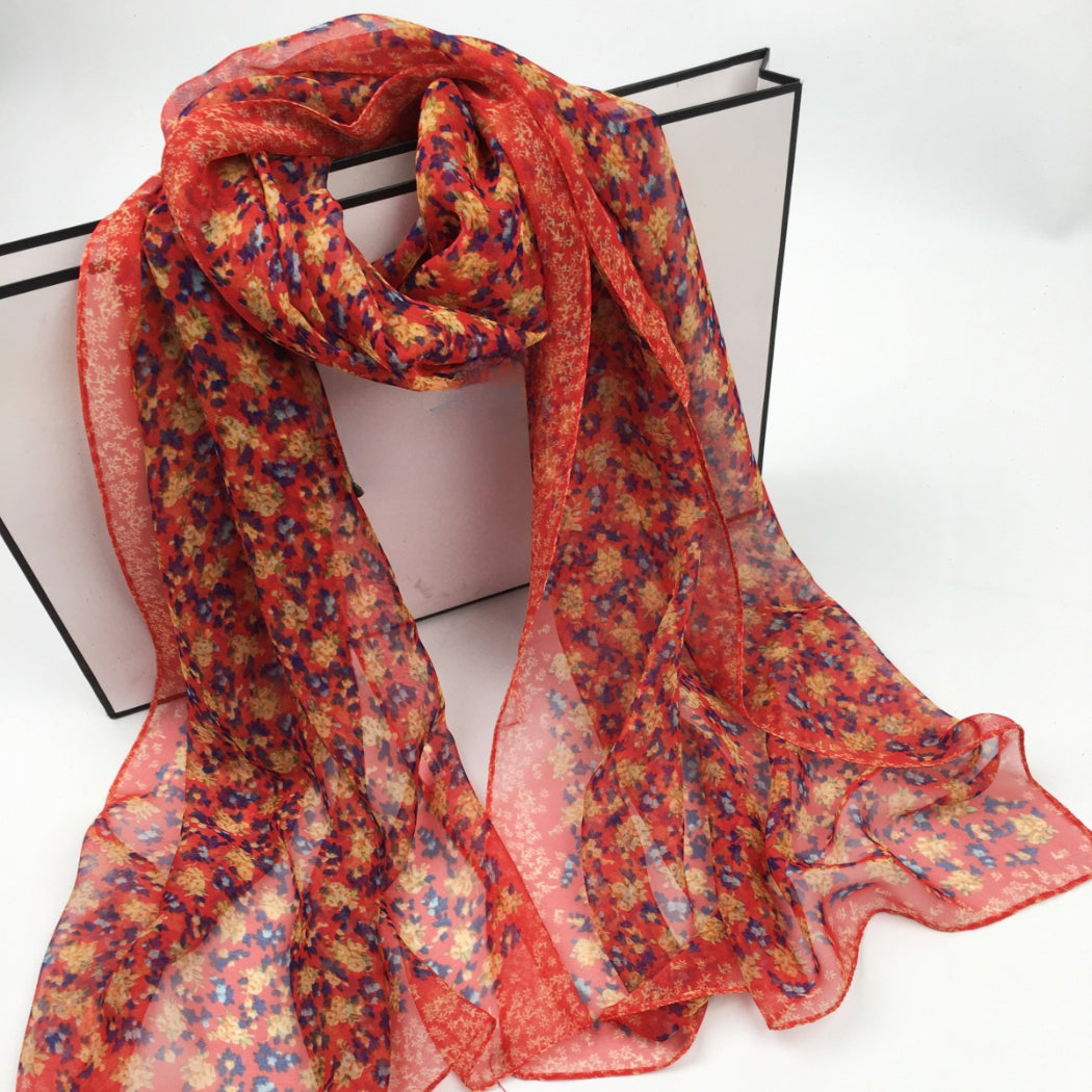 Scarvii - Daisy Print Scarf - Cool & Soft