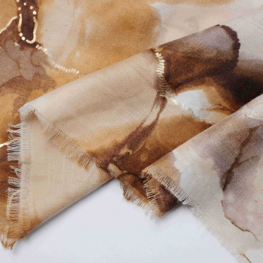 Scarvii - Shimmer Print Scarf - Elegant & Trendy