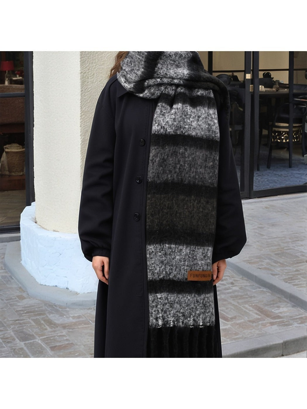 Scarvii - Maillard Winter Tassel Scarf