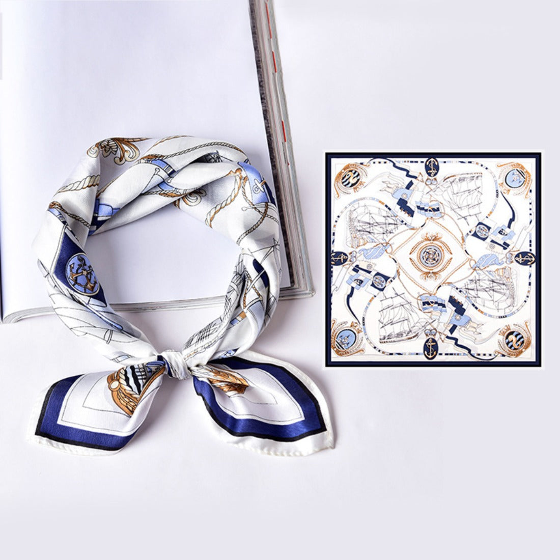 Scarvii - Summer Colorful Fashion Square Scarf