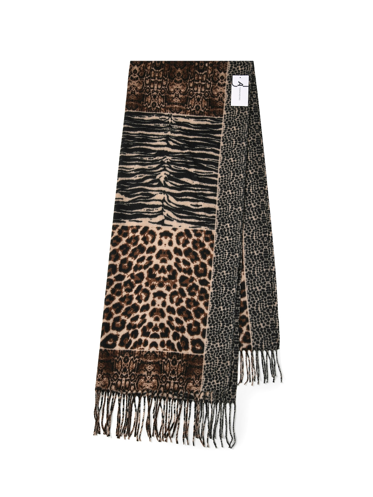 Scarvii – Wild Mosaic Animal Print Scarf